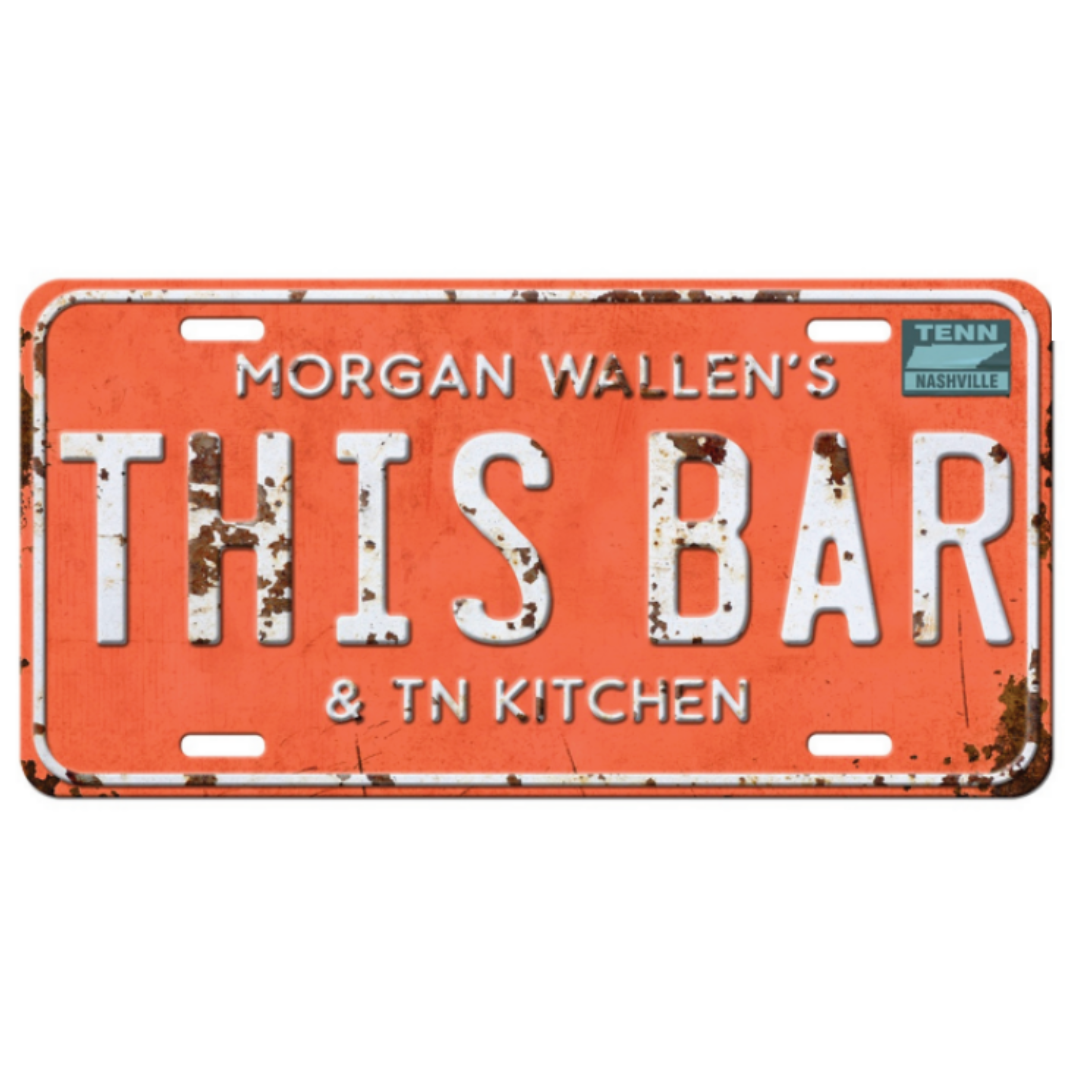 Morgan Wallen License Plate