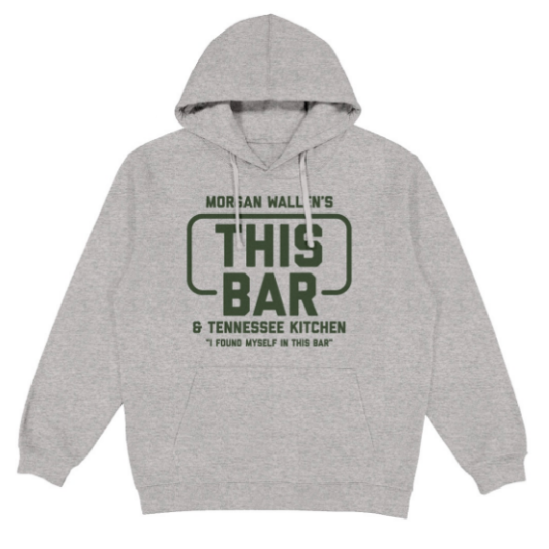 Morgan Wallen This Bar Grey Hoodie