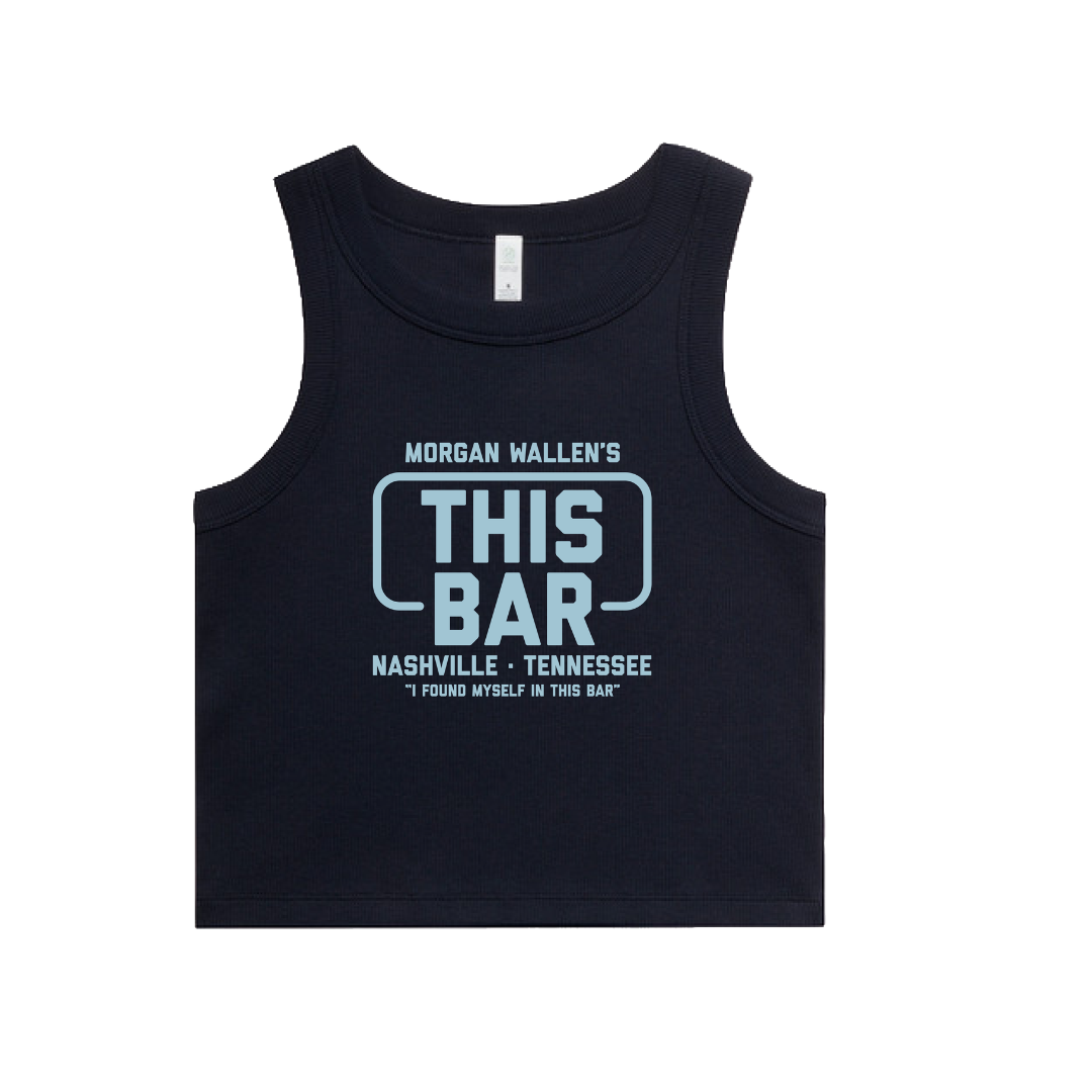 Morgan Wallen Navy This Bar Tank