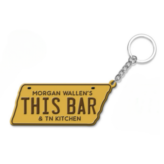 Morgan Wallen Yellow Key Chain