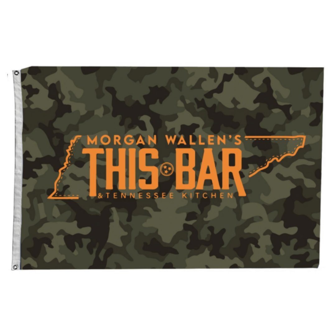 Morgan Wallen Camo Flag