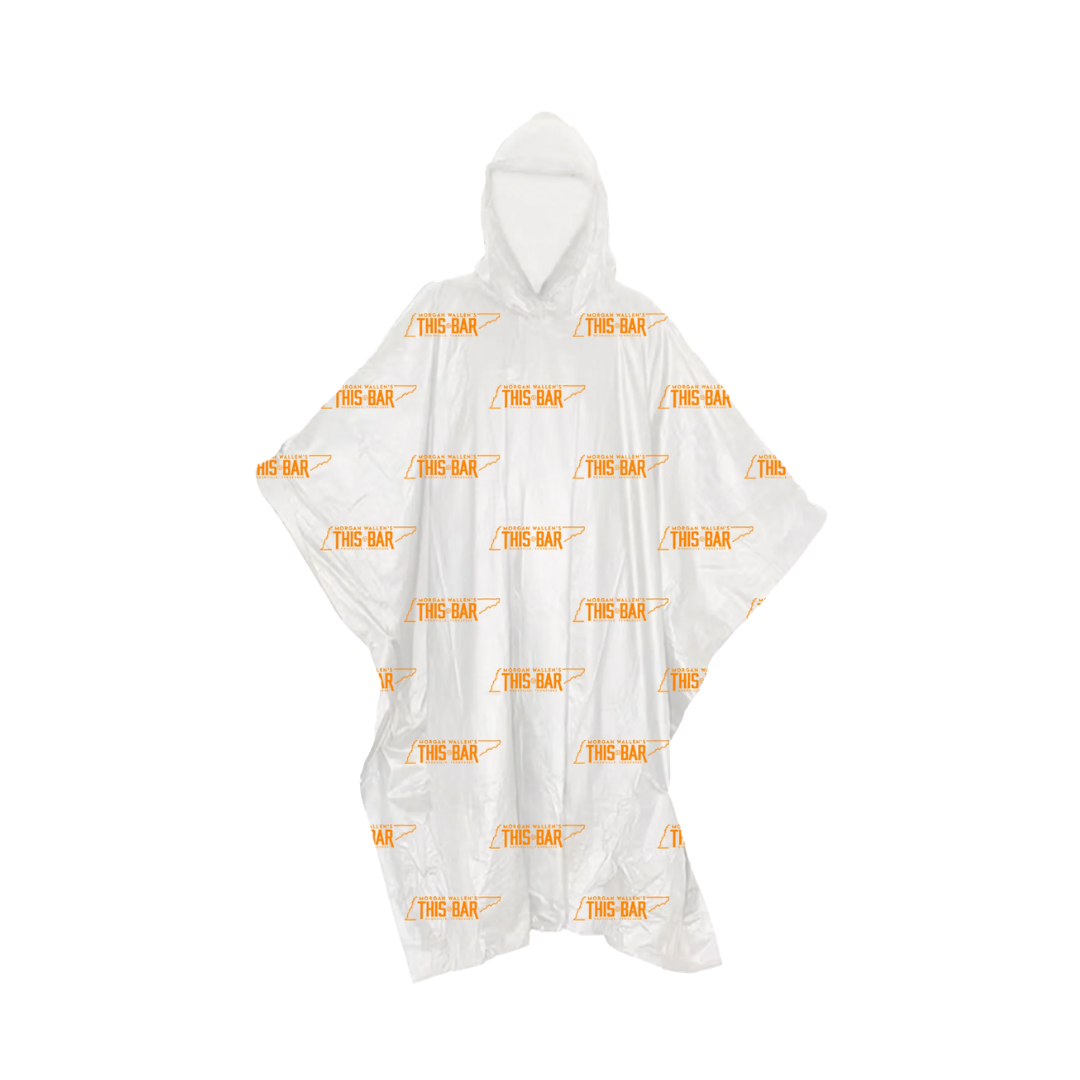 Morgan Wallen Rain Poncho